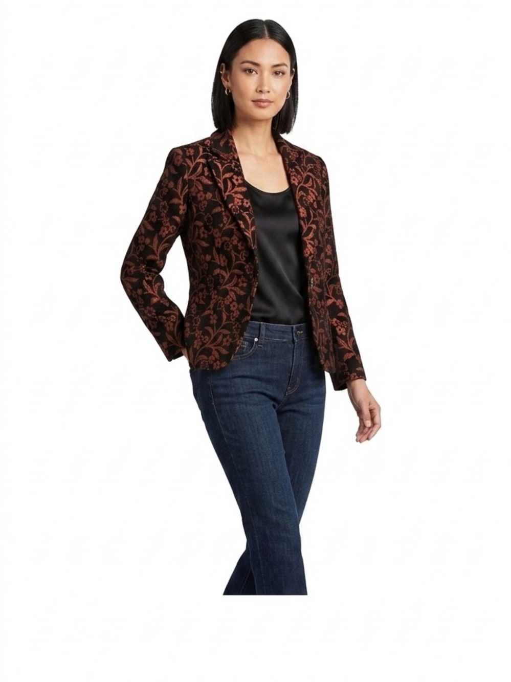August Silk Floral Blazer - Picture 7 of 7